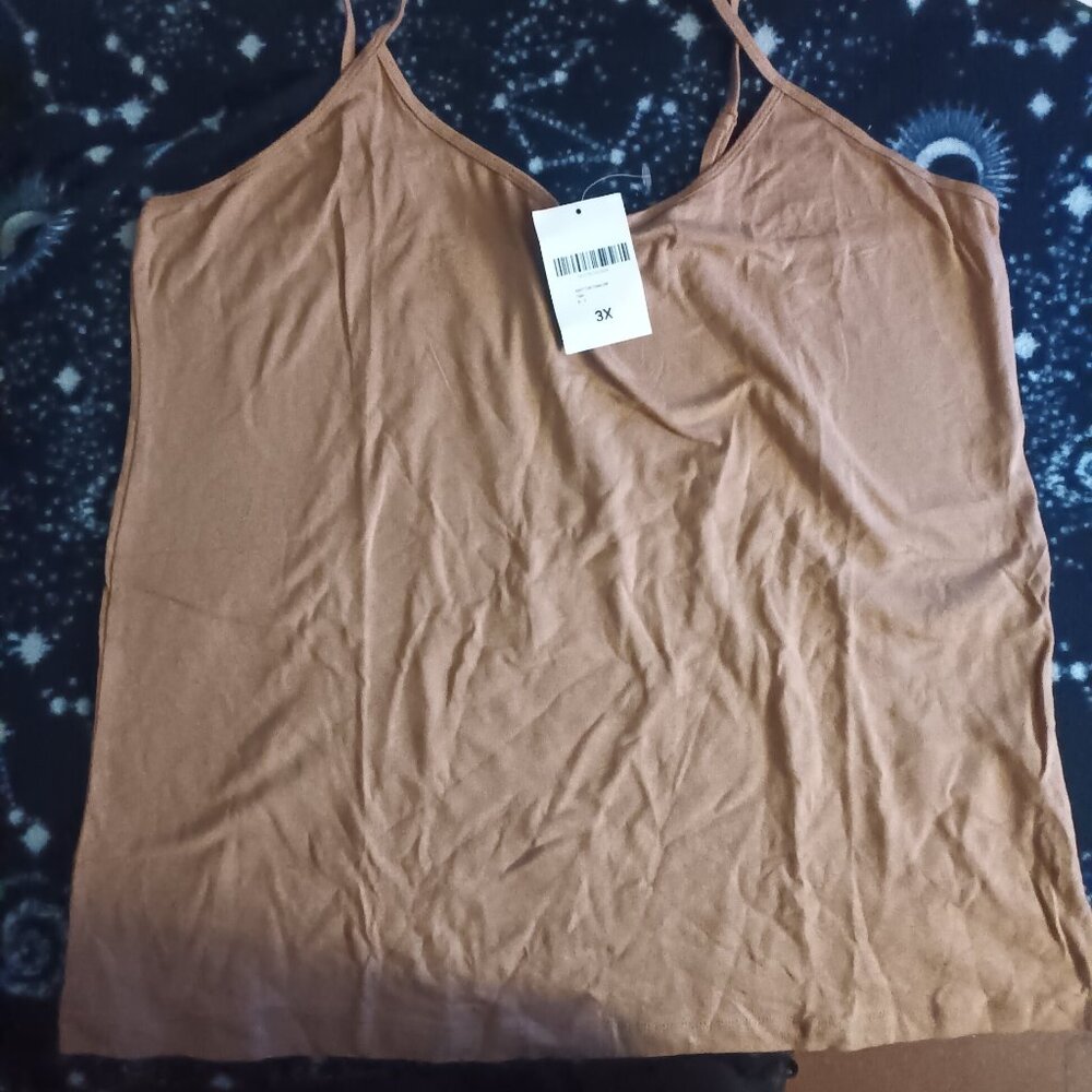 Forever 21 tank top tan